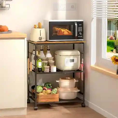 Kitchen Microwave Cart
