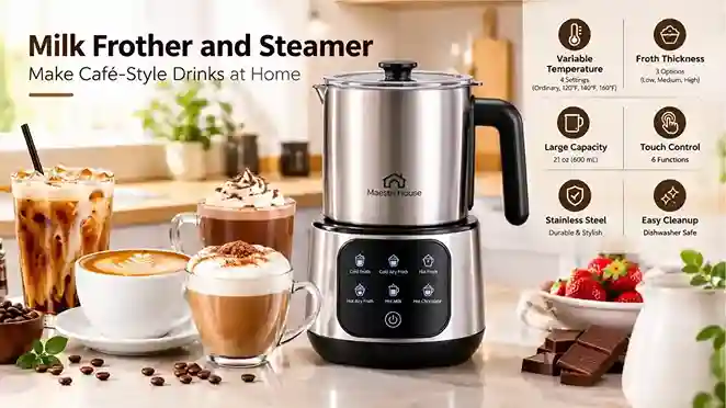 Milk Frother and Steamer